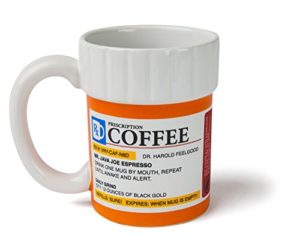 BigMouth Inc. The Prescription Coffee Mug – Hilarious 12 oz Ceramic Coffee Cup in the Shape of a Pill Bottle – Perfect for Home or Office, Makes a Great Gift 1