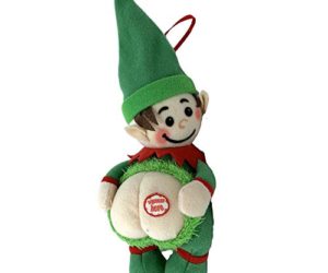 Farting Elf Christmas Ornaments-Funny Christmas Tree Decoration-Stocking Stuffer-Naughty But Nice Gag Gift-He Farts The Song Deck The Halls When You Press His Body-Measures 6x7 Inches 2